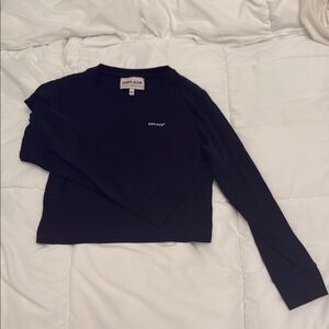 Cropped Long Sleeve Top